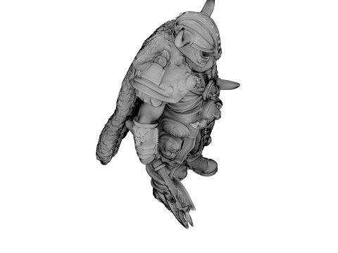 Horned Sentinel 3D Model