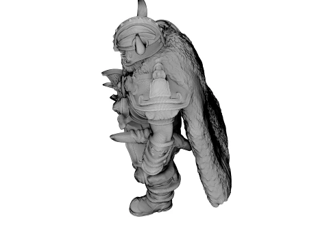 Horned Sentinel 3D Model