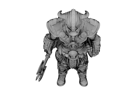 Horned Sentinel 3D Model