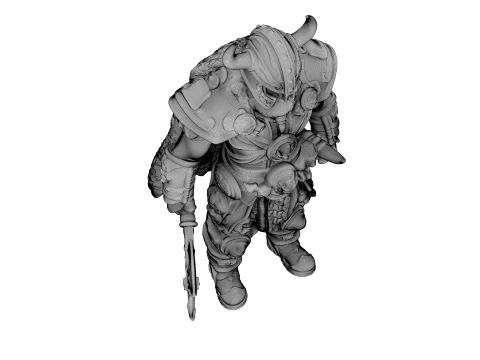 Horned Sentinel 3D Model