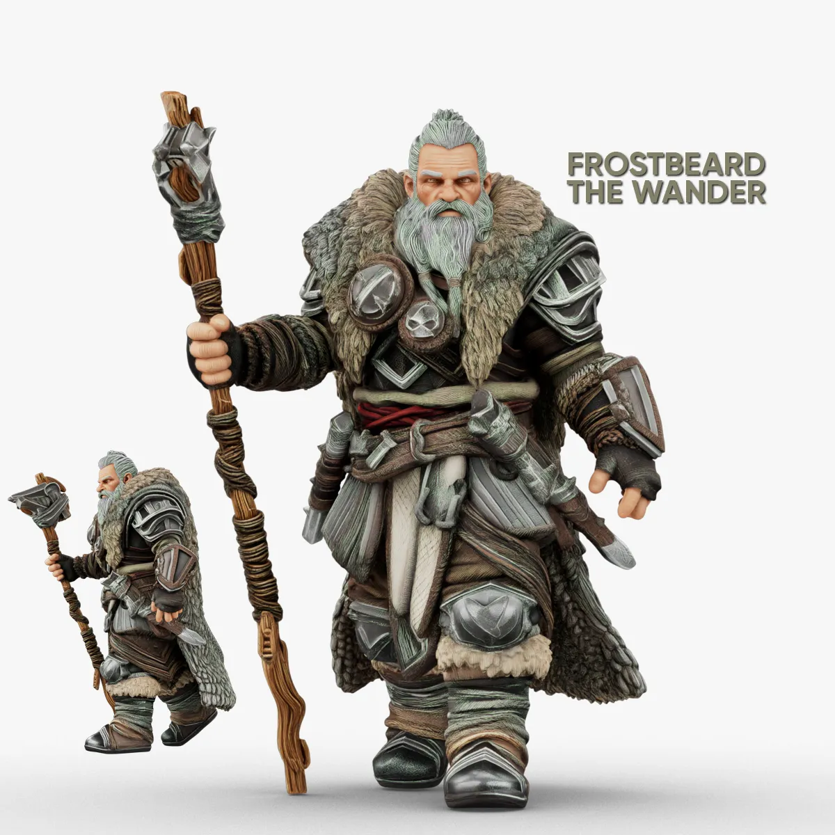 Frostbeard the Wander 3D Model .c4d .max .obj .3ds .fbx .stl .blend 