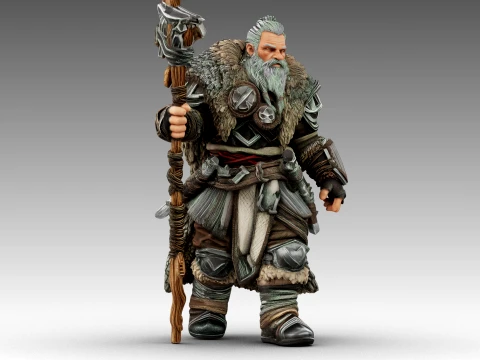 Frostbeard the Wander 3D Model