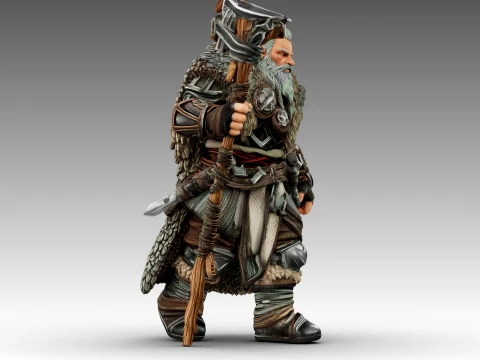 Frostbeard the Wander 3D Model