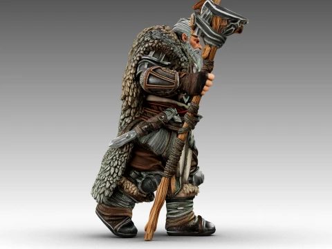 Frostbeard the Wander 3D Model