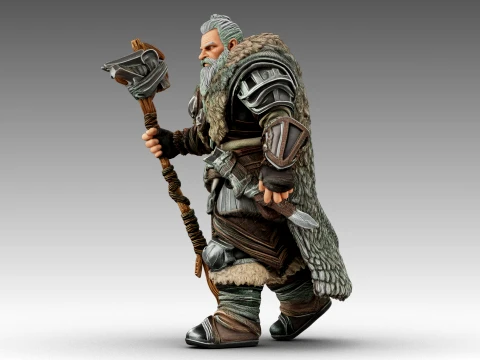 Frostbeard the Wander 3D Model