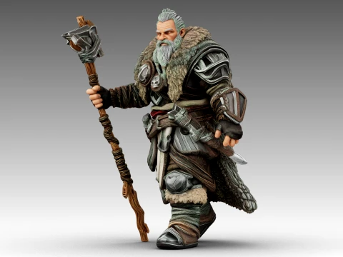 Frostbeard the Wander 3D Model