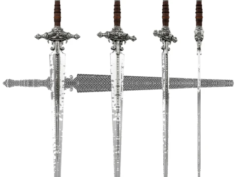 Excalibur Sword 3D Model