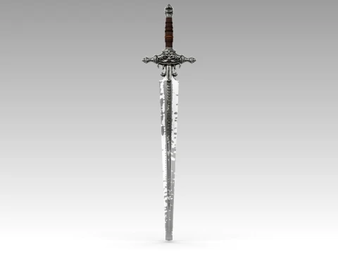 Excalibur Sword 3D Model