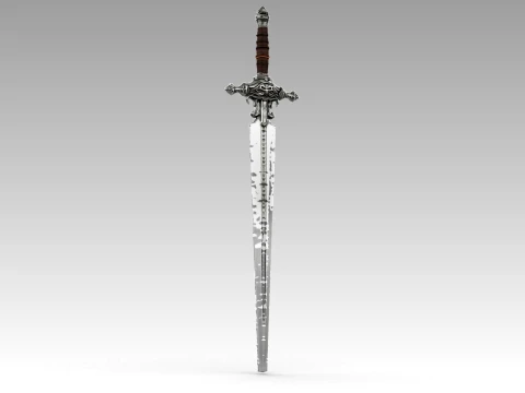 Excalibur Sword 3D Model