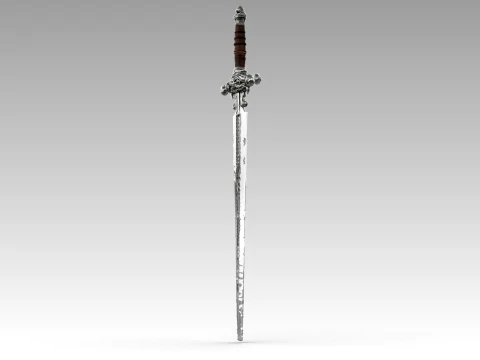 Excalibur Sword 3D Model