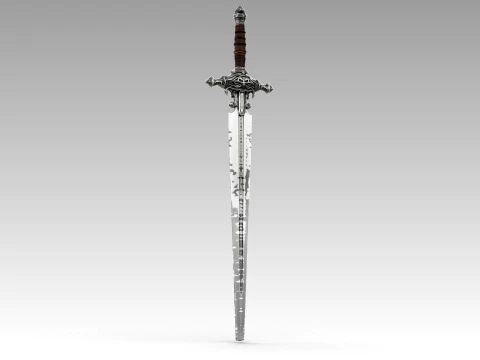 Excalibur Sword 3D Model