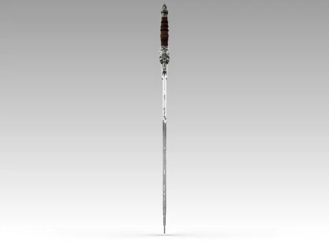 Excalibur Sword 3D Model