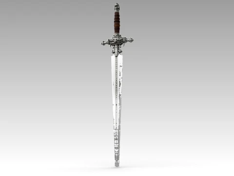 Excalibur Sword 3D Model