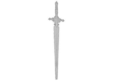 Excalibur Sword 3D Model