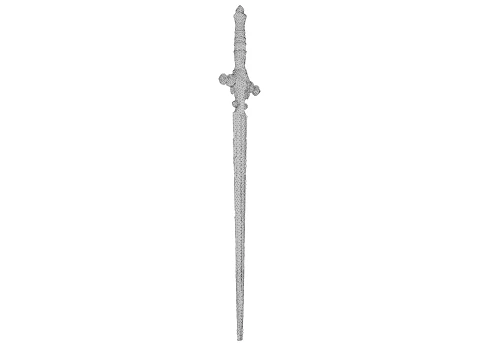 Excalibur Sword 3D Model