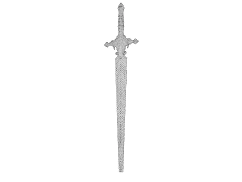Excalibur Sword 3D Model