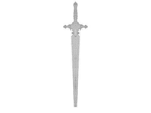 Excalibur Sword 3D Model