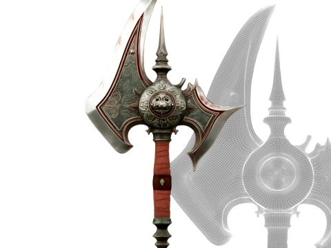 Ironcrest War Axe 3D Model