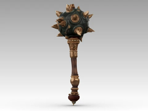 Spiked Mace 3D Model
