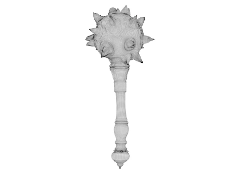 Spiked Mace 3D Model