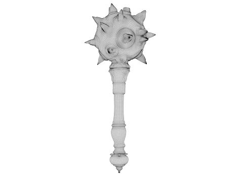 Spiked Mace 3D Model