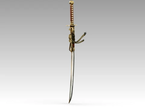Weathered Blade 3D Model