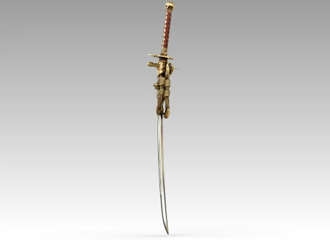 Weathered Blade 3D Model