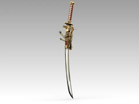 Weathered Blade 3D Model