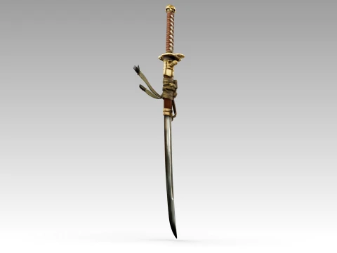 Weathered Blade 3D Model