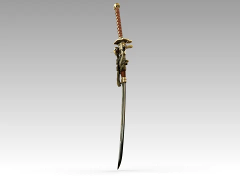 Weathered Blade 3D Model