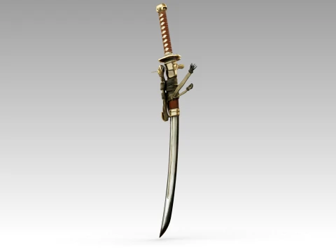 Weathered Blade 3D Model