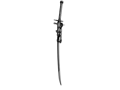 Weathered Blade 3D Model
