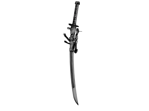 Weathered Blade 3D Model