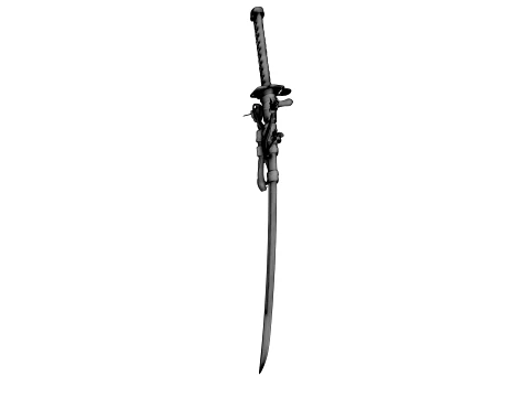 Weathered Blade 3D Model