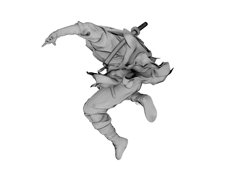 Ninja Shadow Leap 3D Model