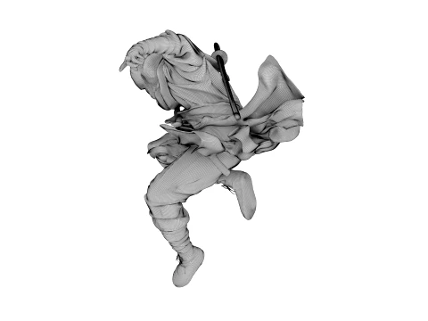 Ninja Shadow Leap 3D Model