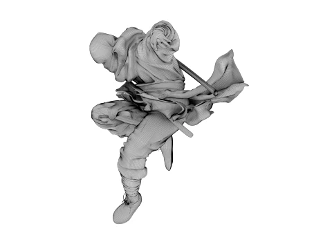 Ninja Shadow Leap 3D Model