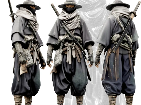 Guerriero dell'ombra del deserto Modello 3D