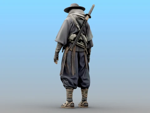 Desert Shadow Warrior 3D Model