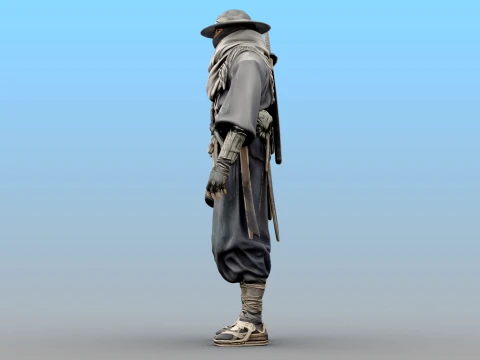 Desert Shadow Warrior 3D Model