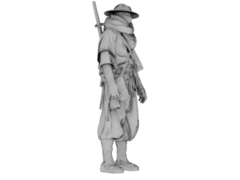 Desert Shadow Warrior 3D Model