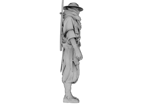 Desert Shadow Warrior 3D Model