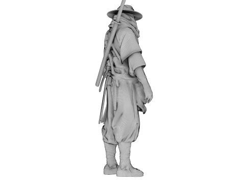 Desert Shadow Warrior 3D Model