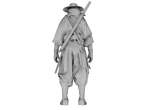 Desert Shadow Warrior 3D Model