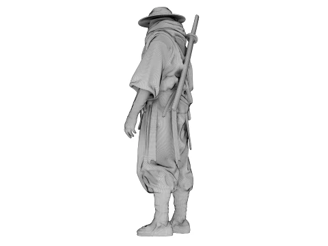 Desert Shadow Warrior 3D Model