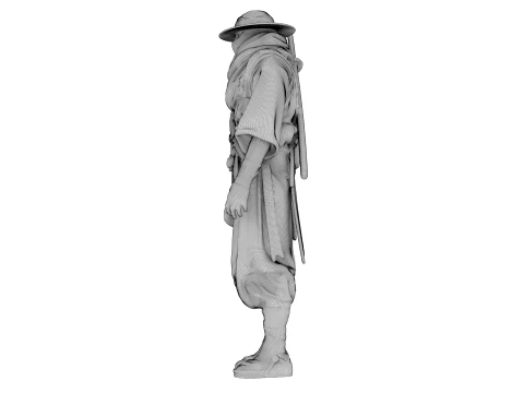 Desert Shadow Warrior 3D Model