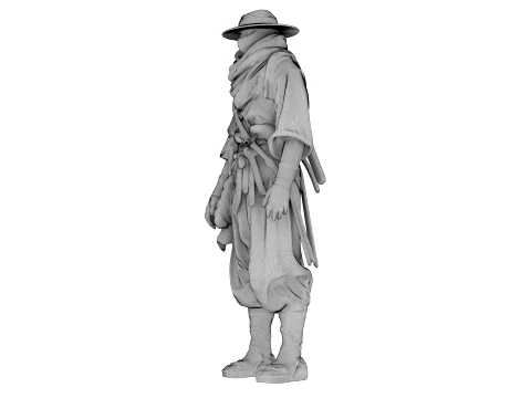 Desert Shadow Warrior 3D Model