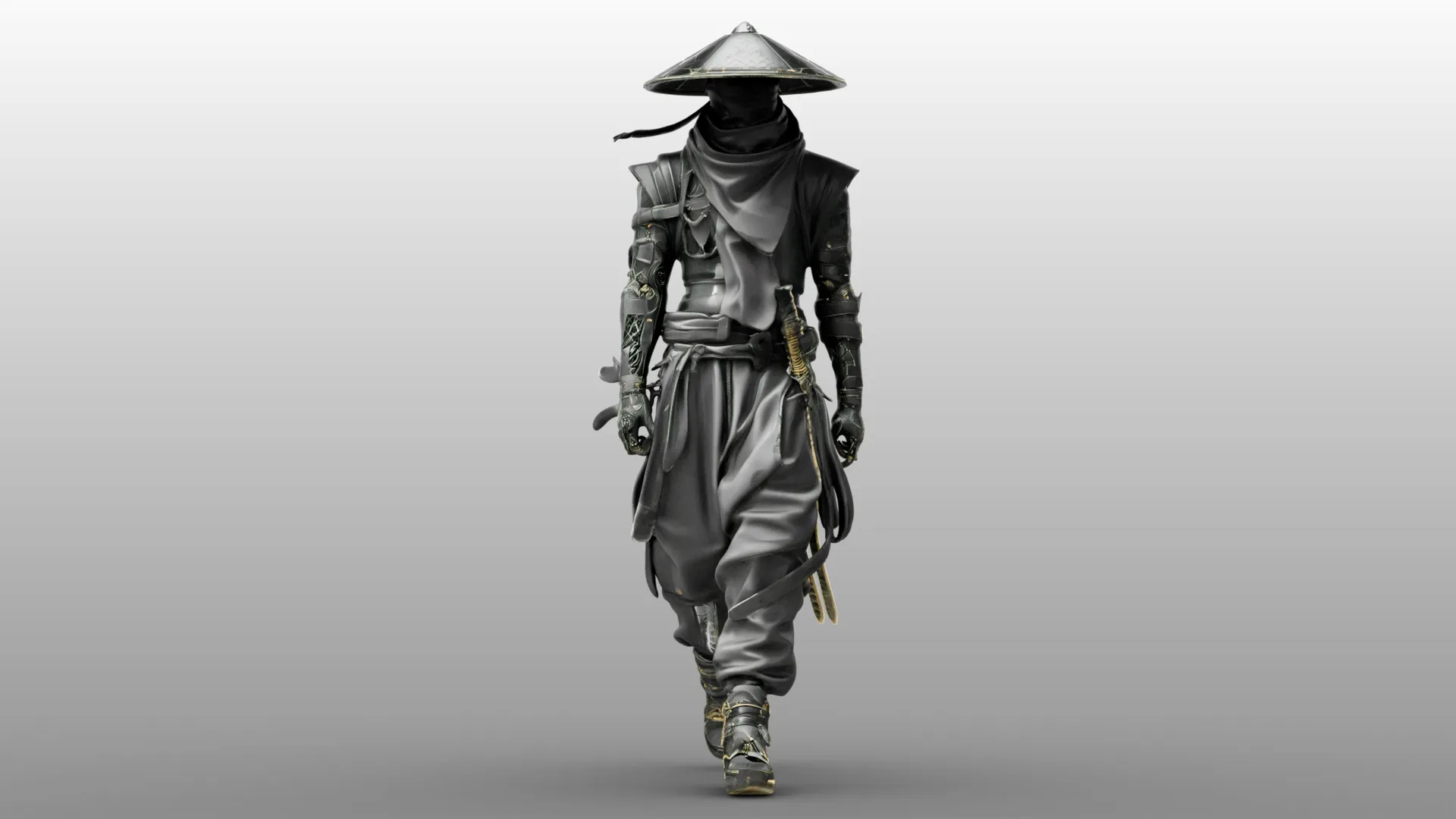 Guerreiro das Sombras de Ferro Modelo 3D .c4d .max .obj .3ds .fbx .stl .blend 