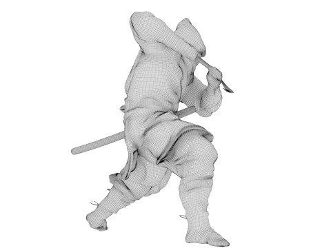 Ninja Shadow Warrior 3D Model