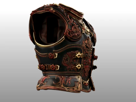 Dragoncrest Armor 3D Model